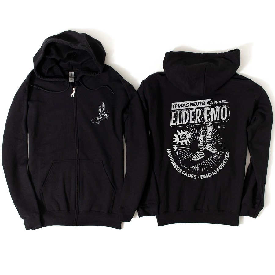 band zip up hoodies