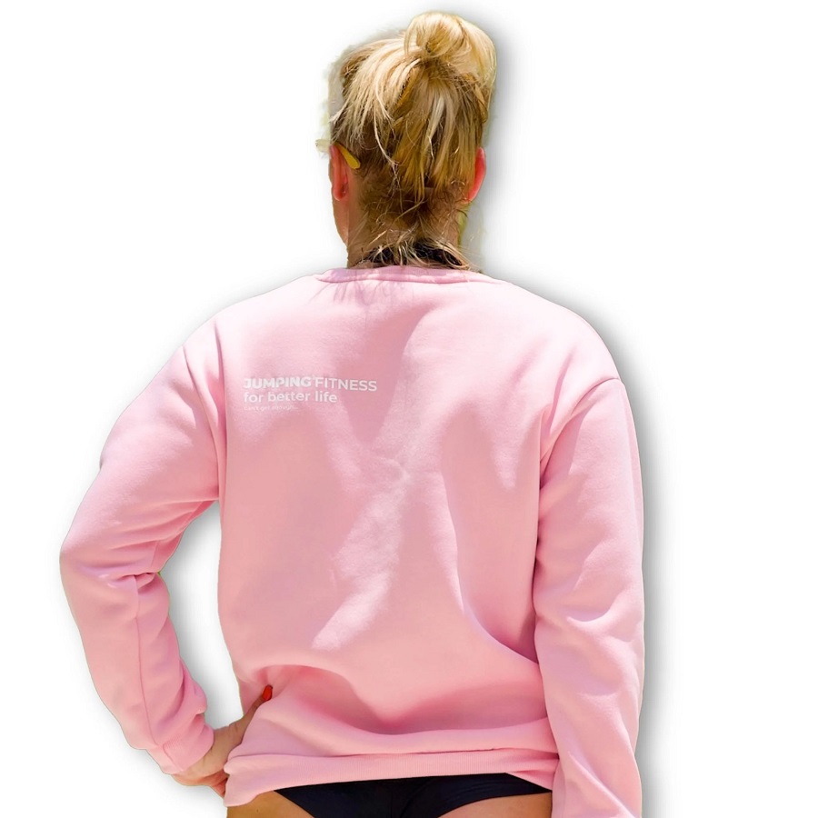 pink sweatshirt
