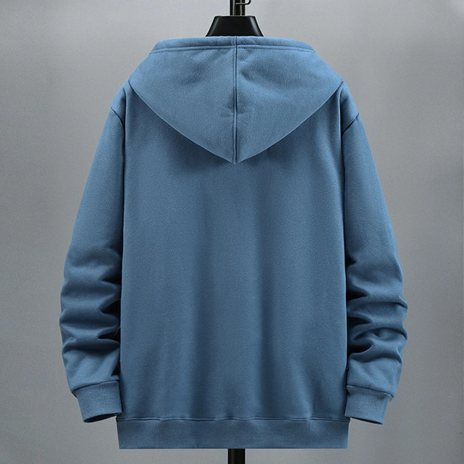 blue sweatshirt