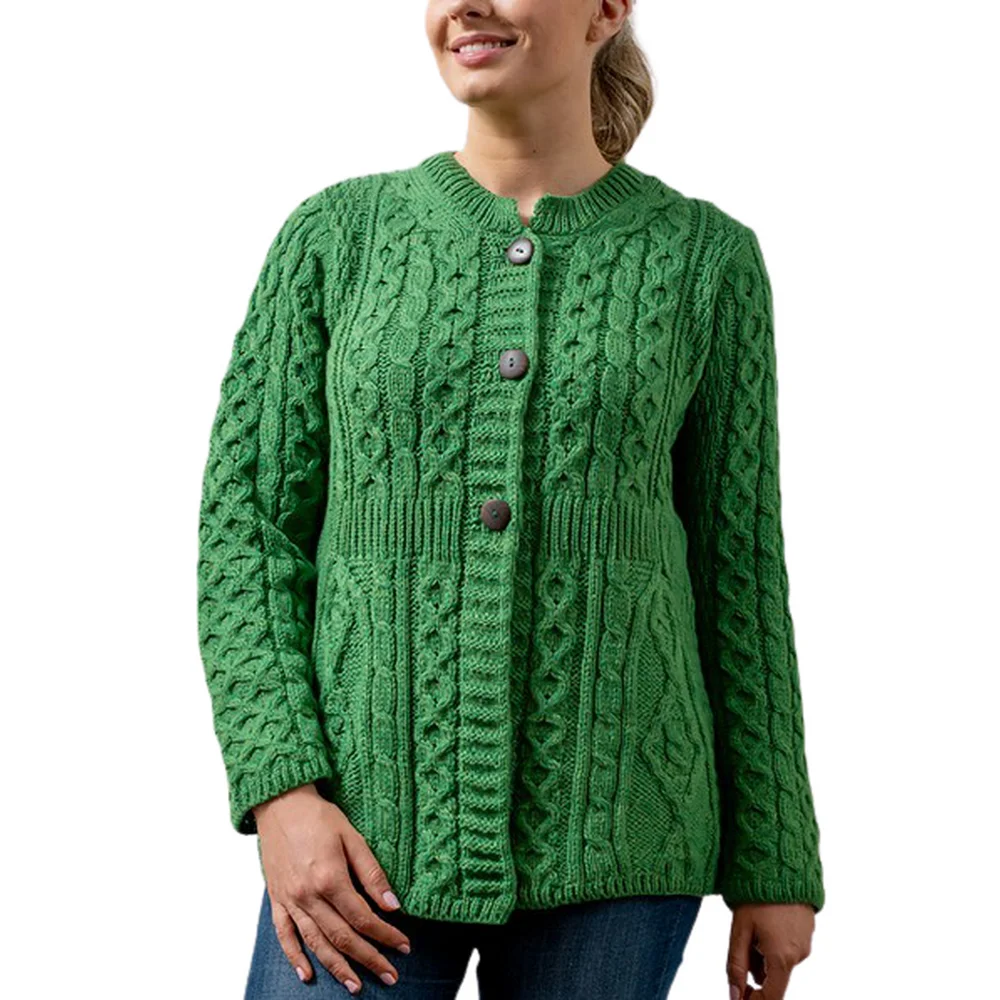 button cardigan sweater