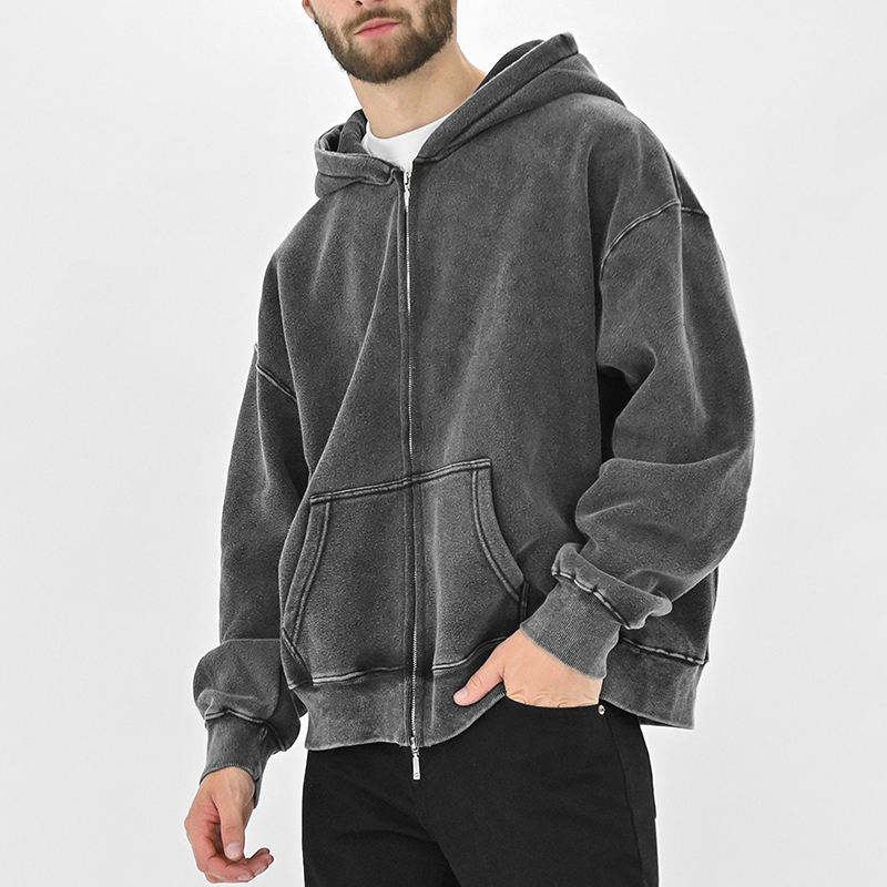 vintage zip up hoodie