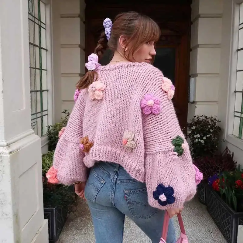 chunky cardigan sweater