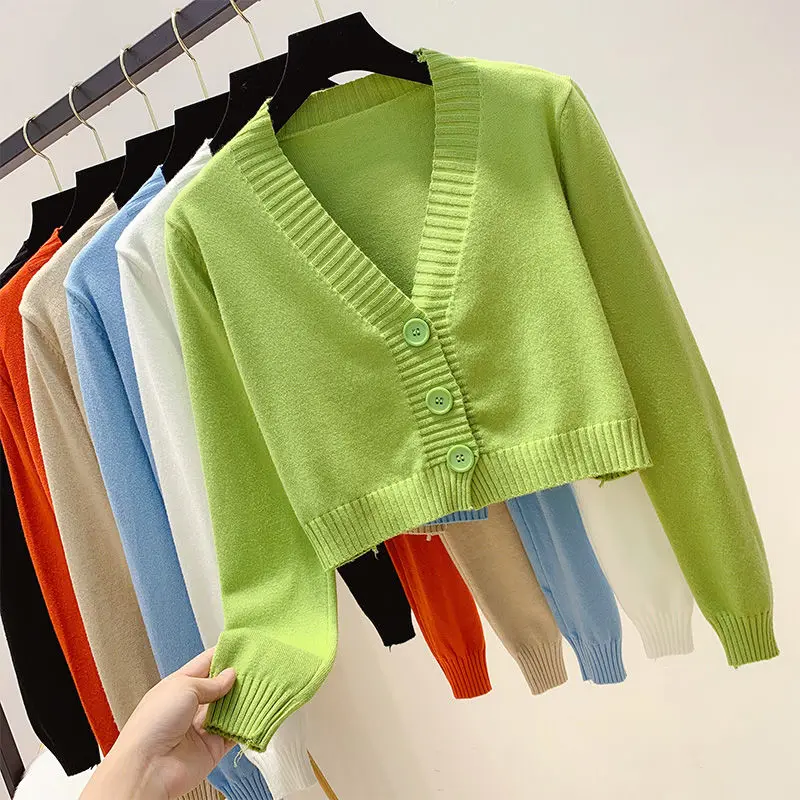 short cardigan sweater