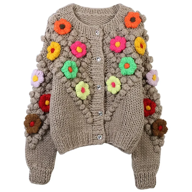 chunky sweater cardigan