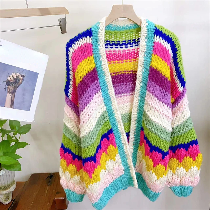 chunky sweater cardigan