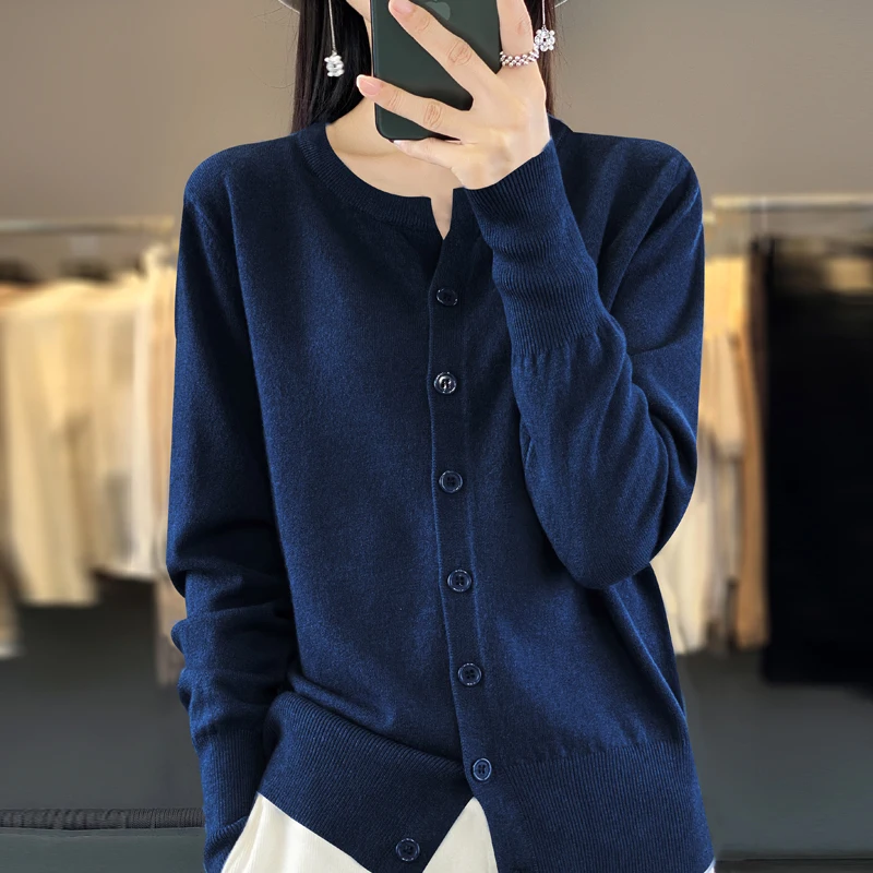 navy blue cardigan sweater