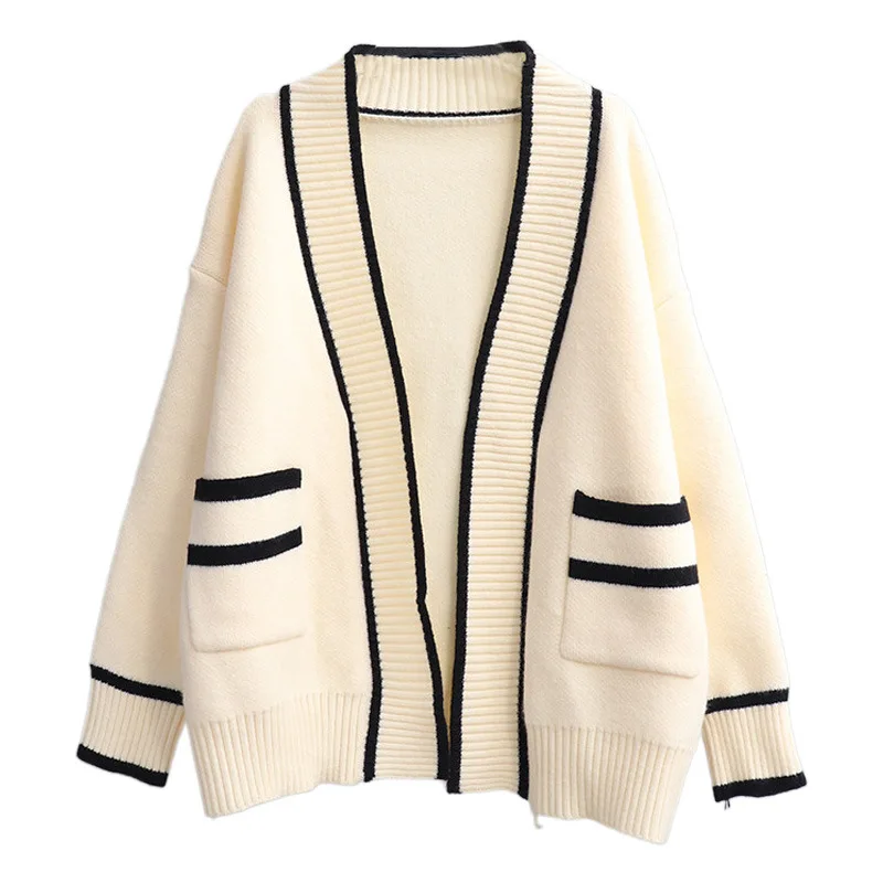 striped cardigan sweater