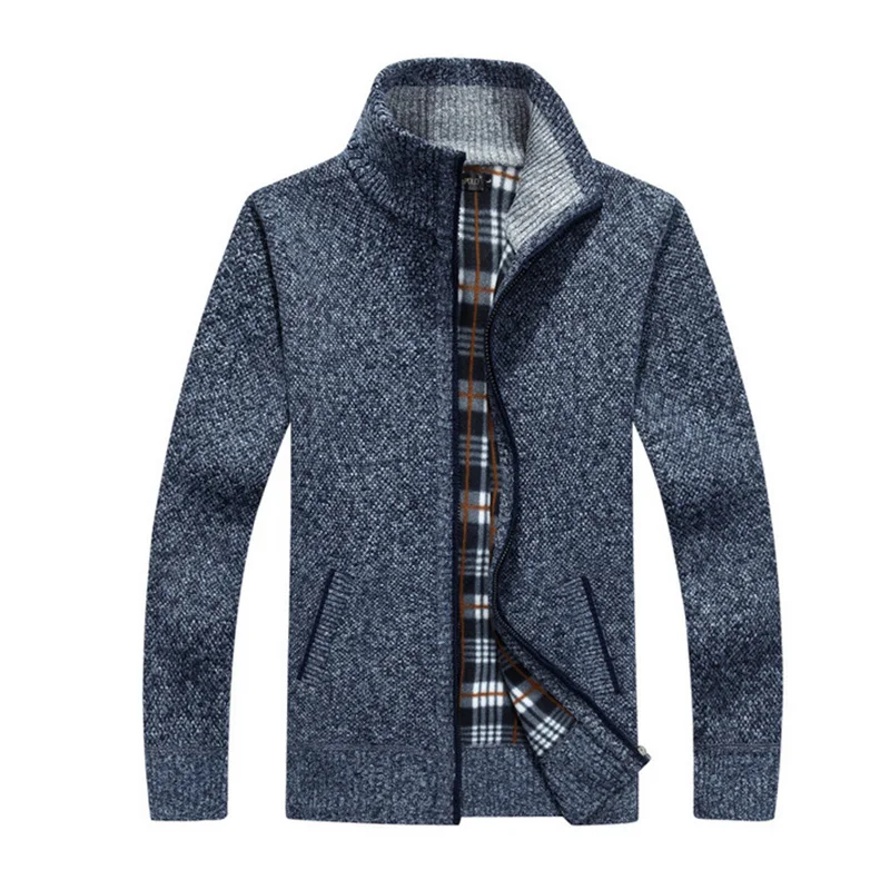 grey cardigan sweater