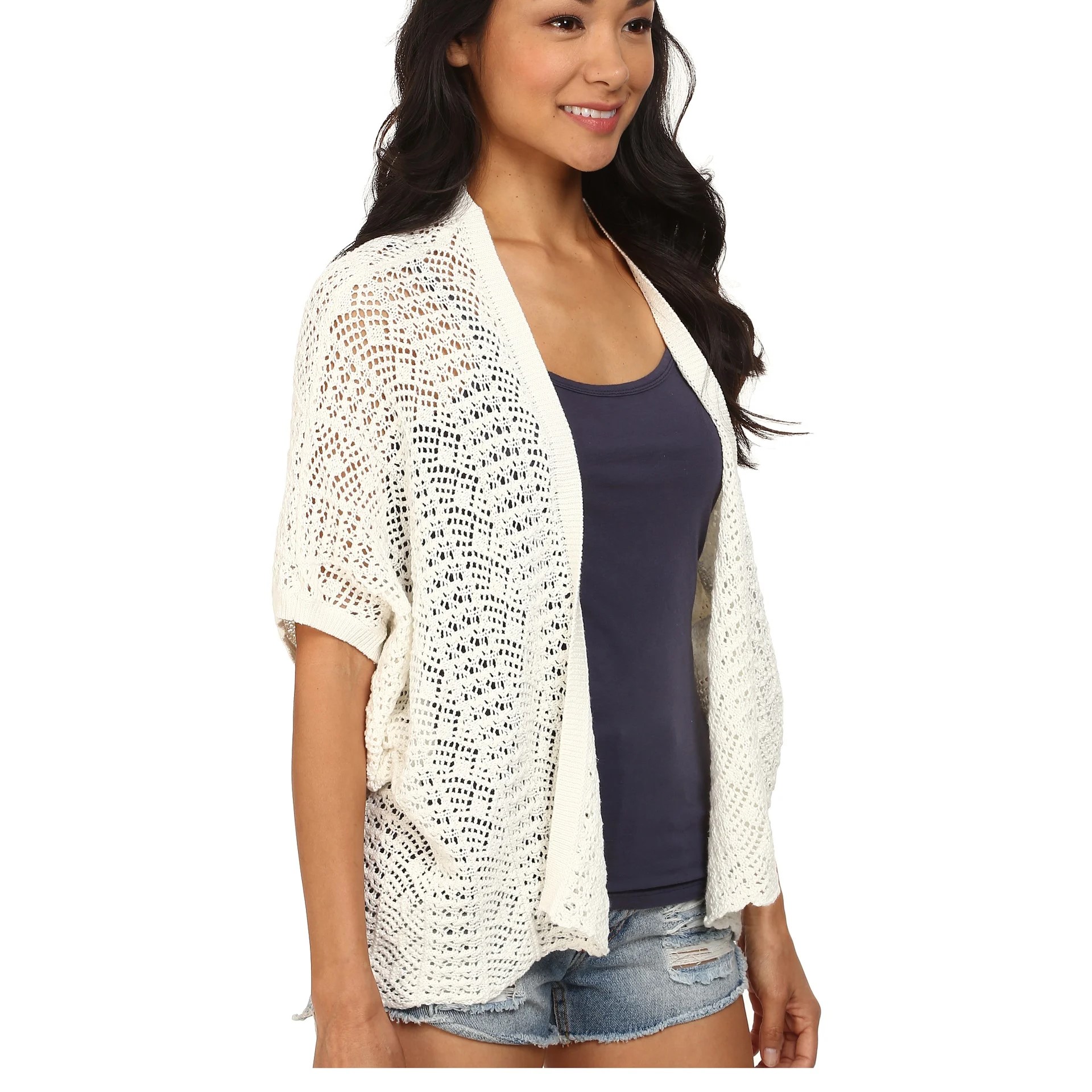 short sleeve cardigan sweater