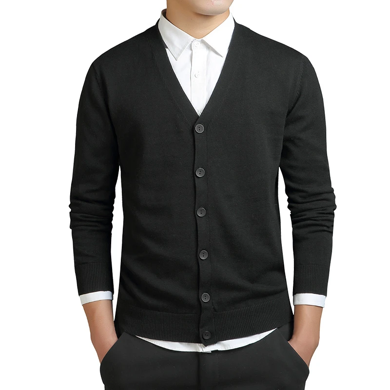 mens cotton cardigan sweater