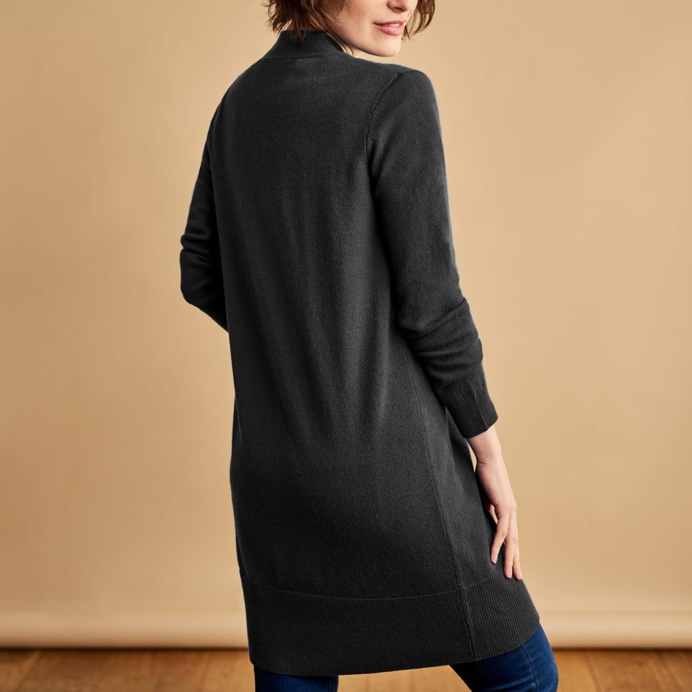 black cardigan sweater women