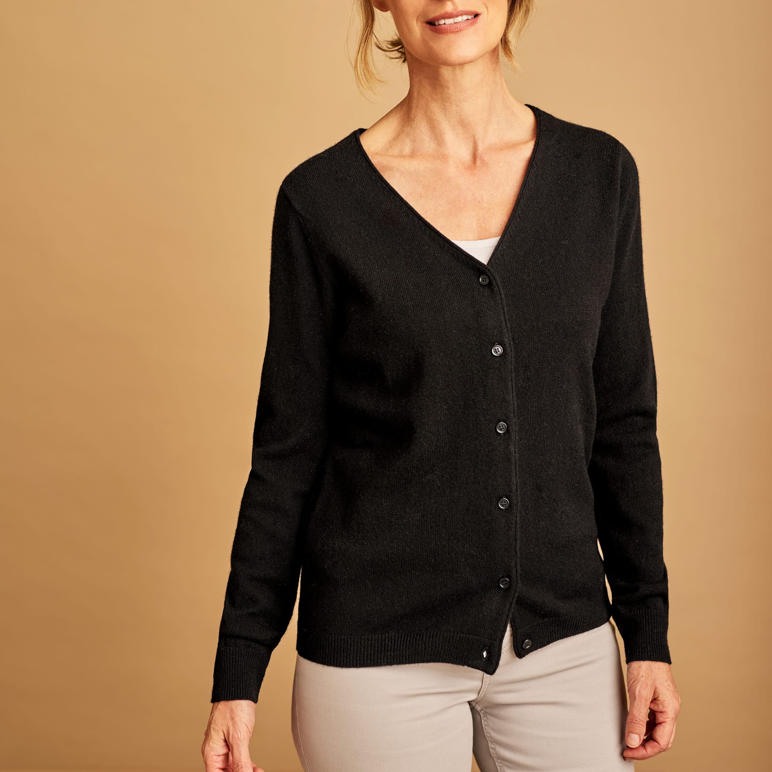 black cardigan sweater women