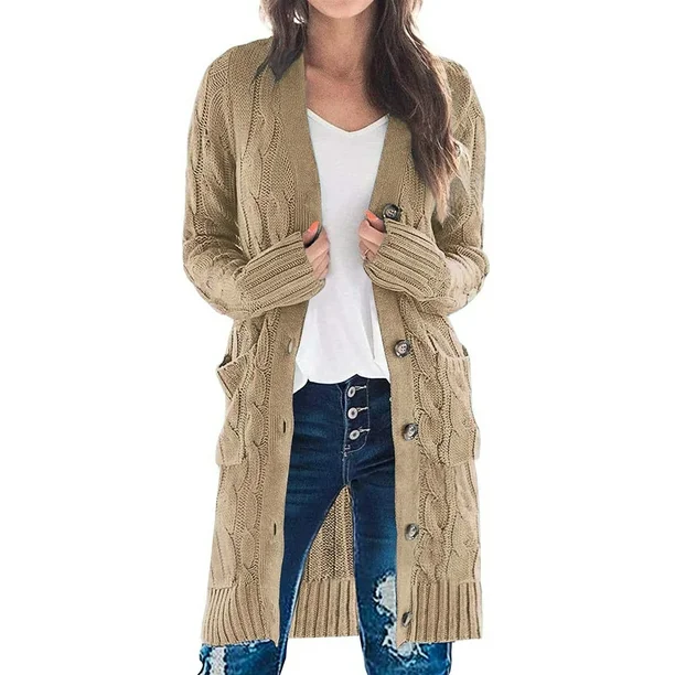 cable cardigan sweater