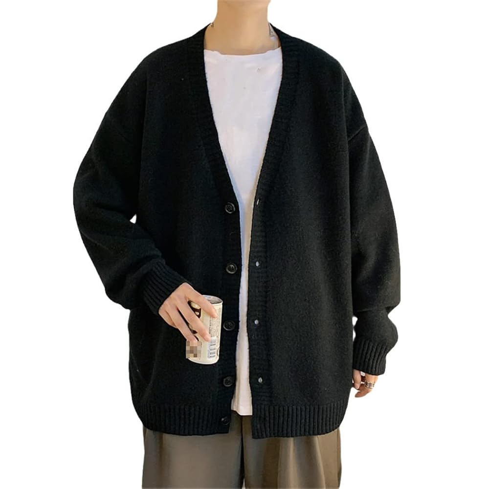black sweater cardigan