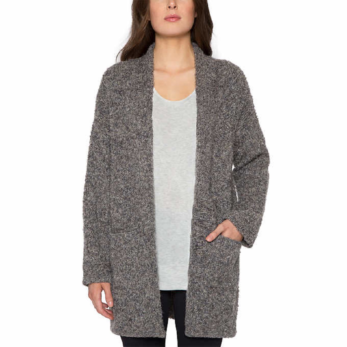 open cardigan sweater
