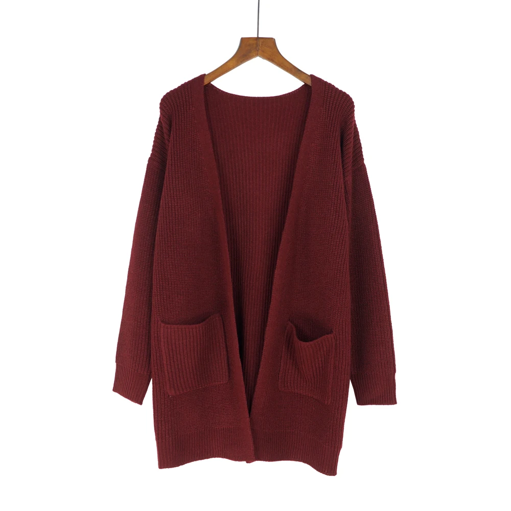 burgundy cardigan sweater