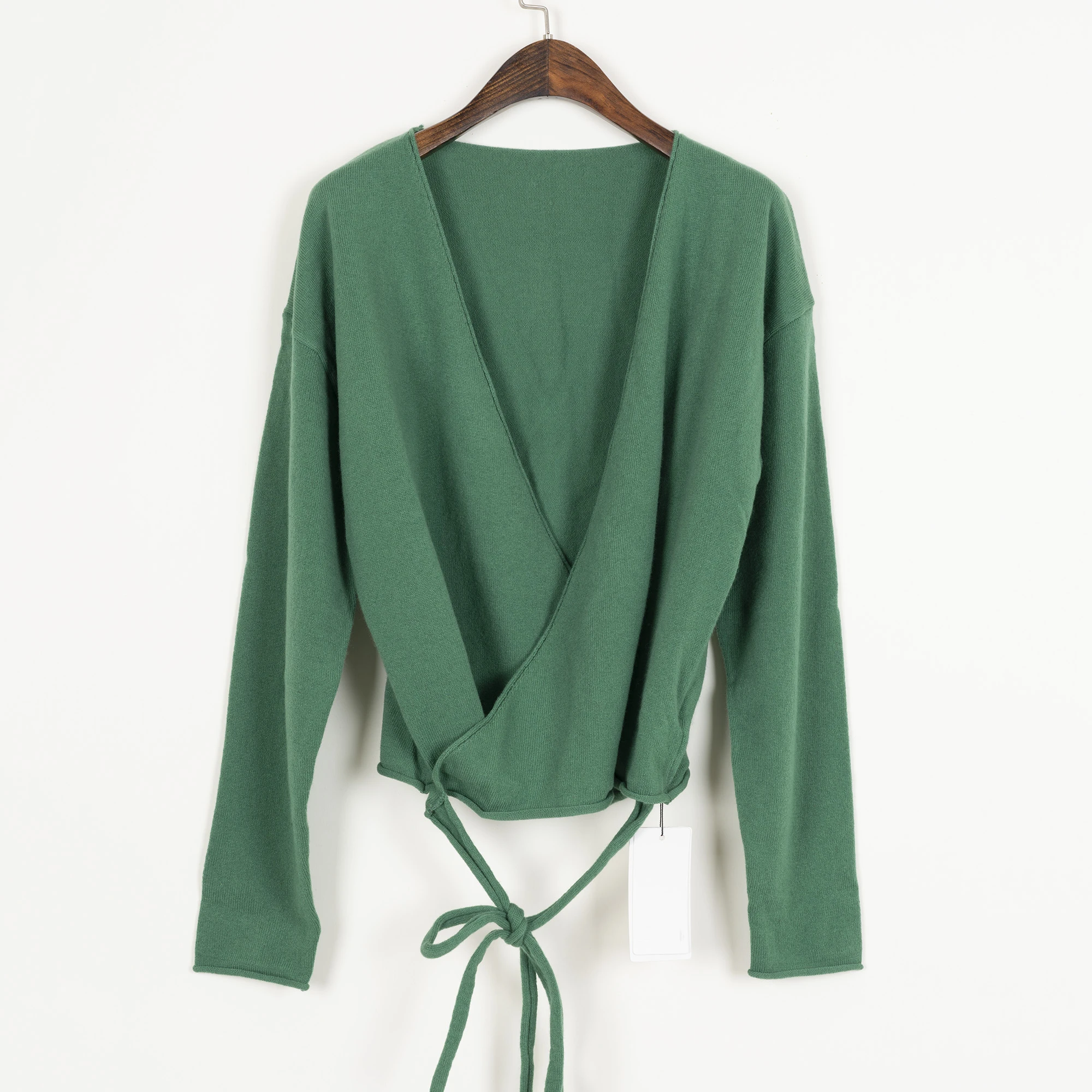 tie cardigan sweater