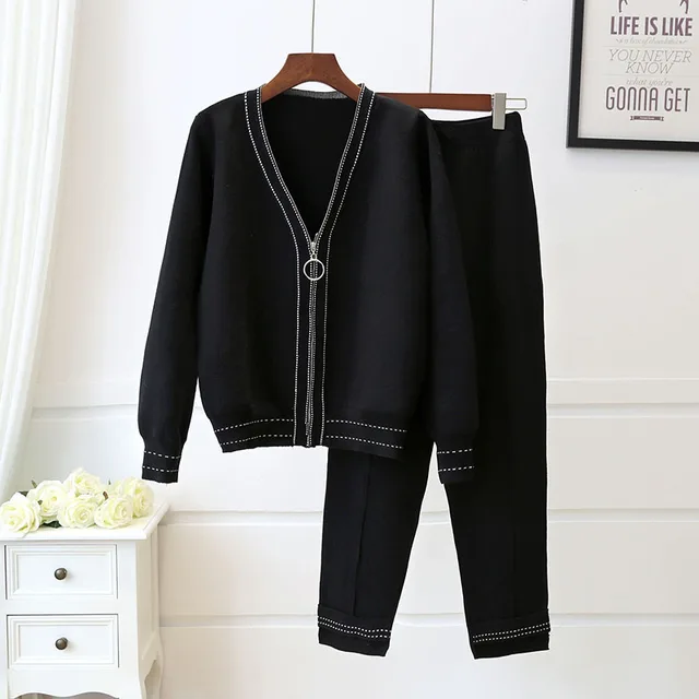 2 piece cardigan sweater set