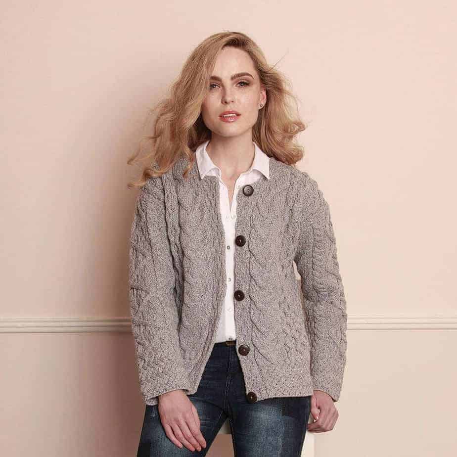 wool cardigan sweater