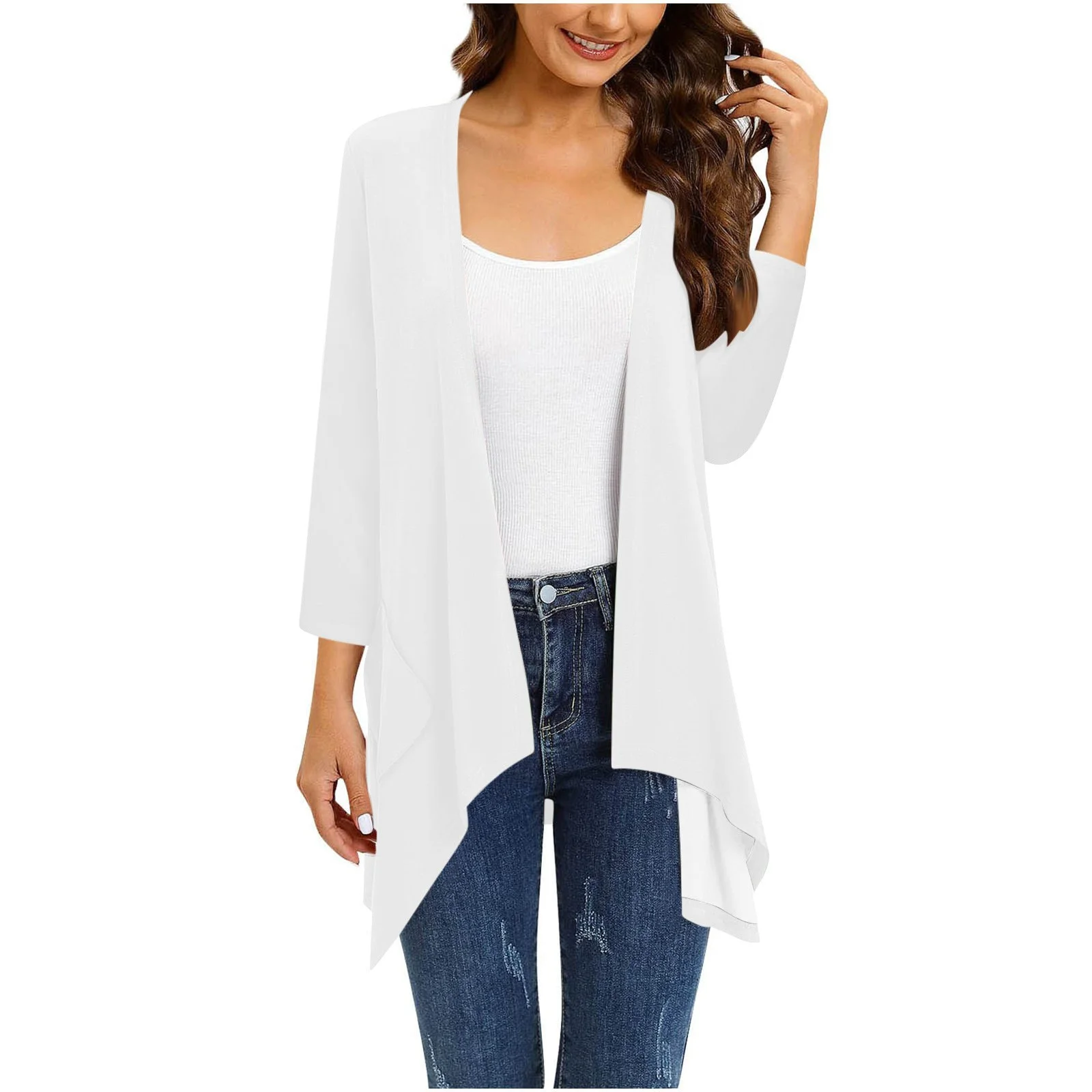 open cardigan sweater