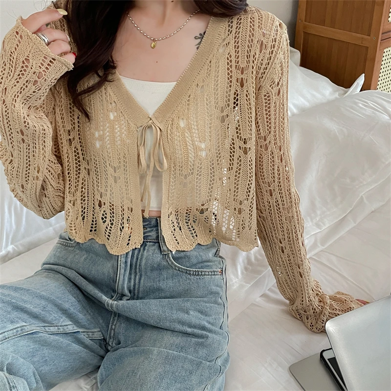 tie front cardigan sweater
