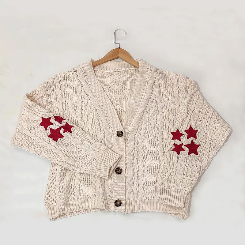 knitted cardigan sweater