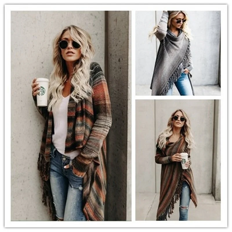 fringe cardigan sweater