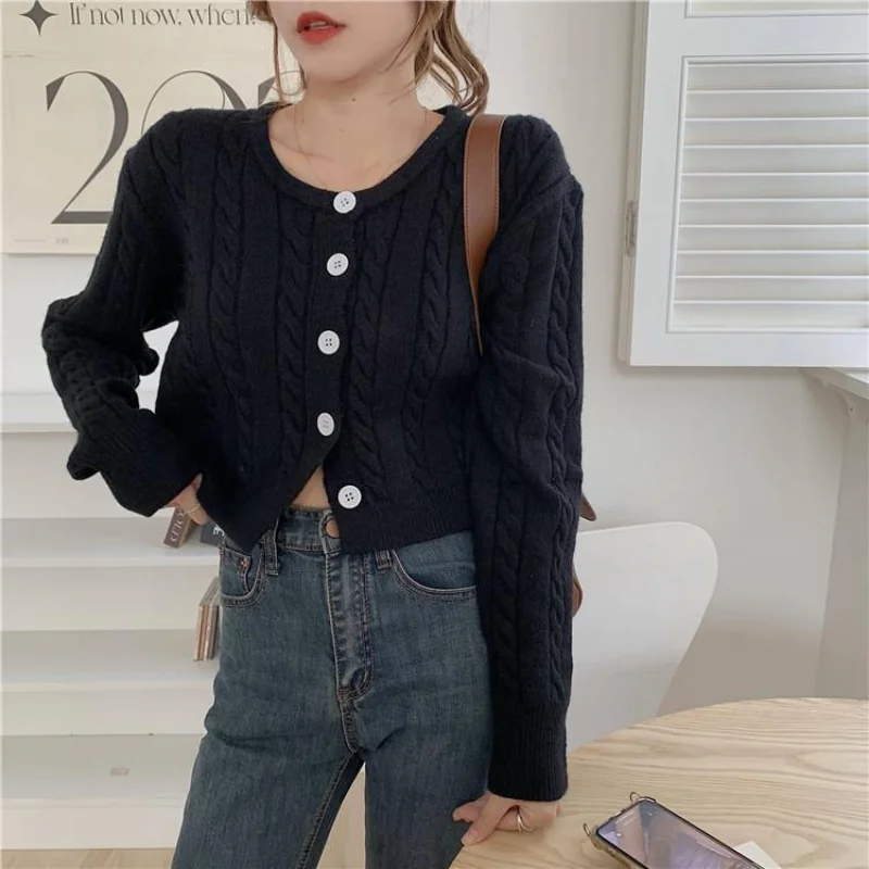 black cardigan sweater women