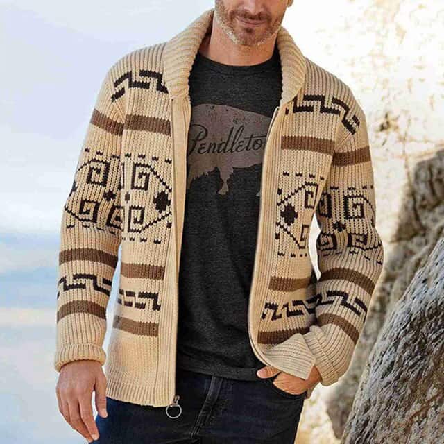 aztec sweater cardigan