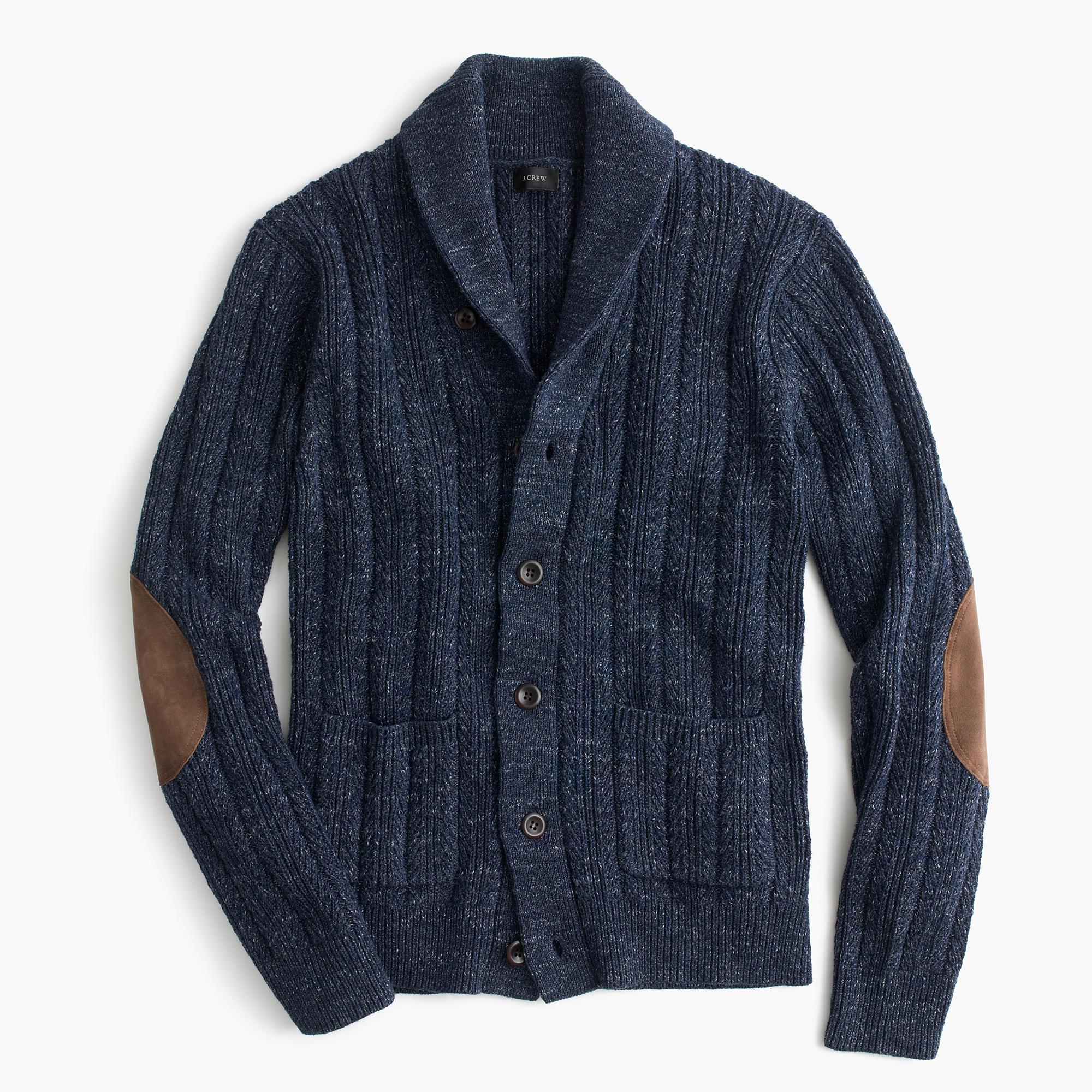 mens cotton cardigan sweater