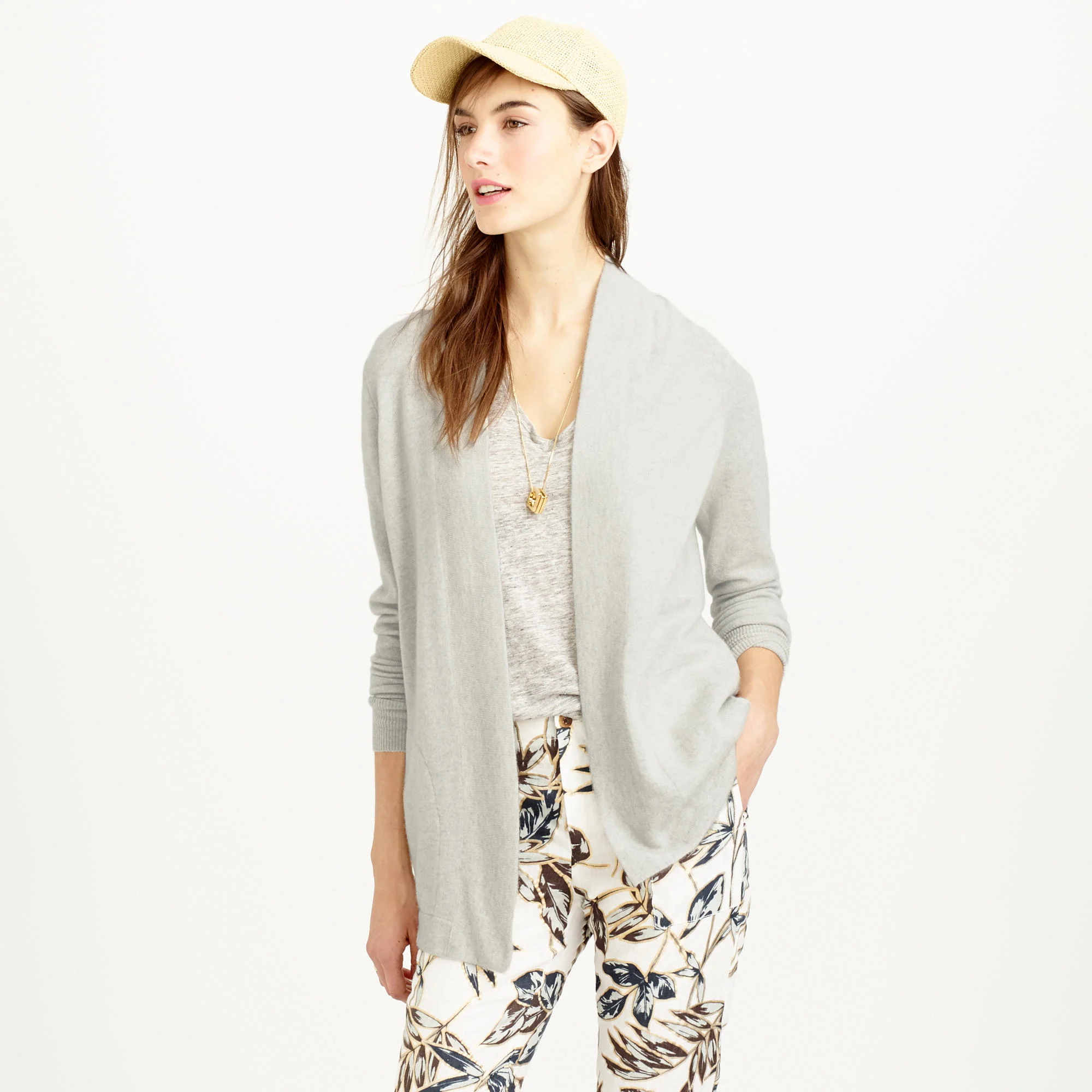 open cardigan sweater