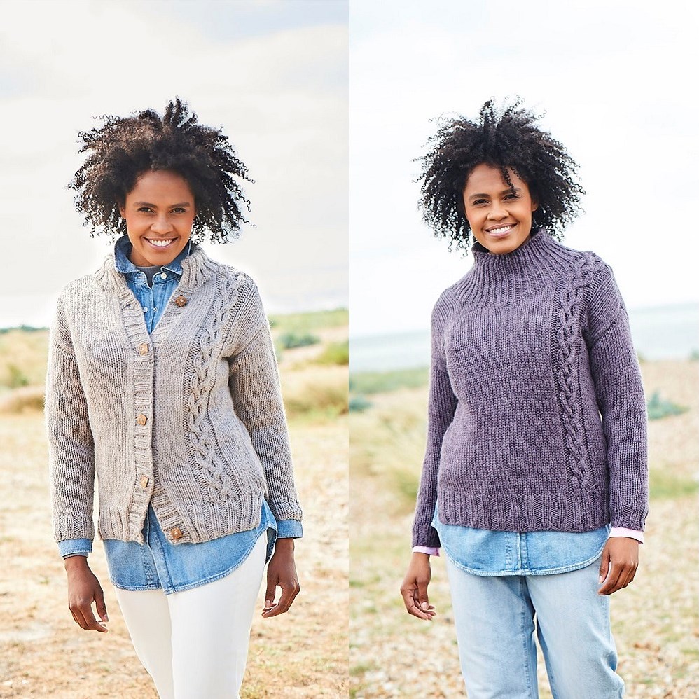 cardigan and sweater