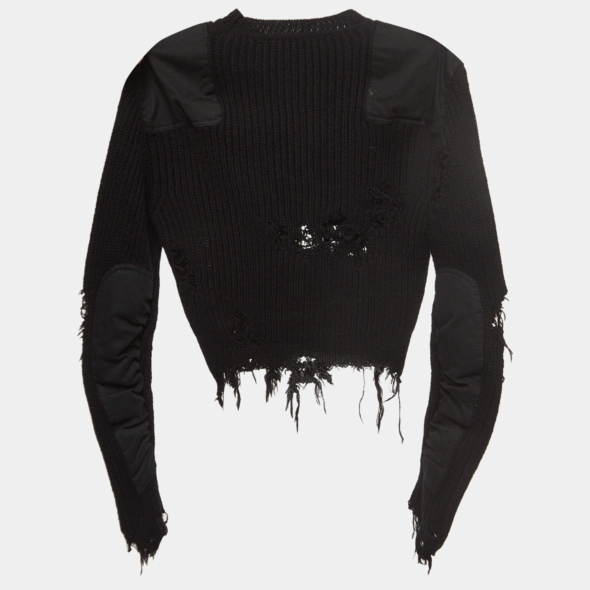 black sweater cardigan