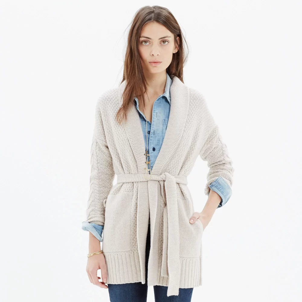 wrap sweater cardigan