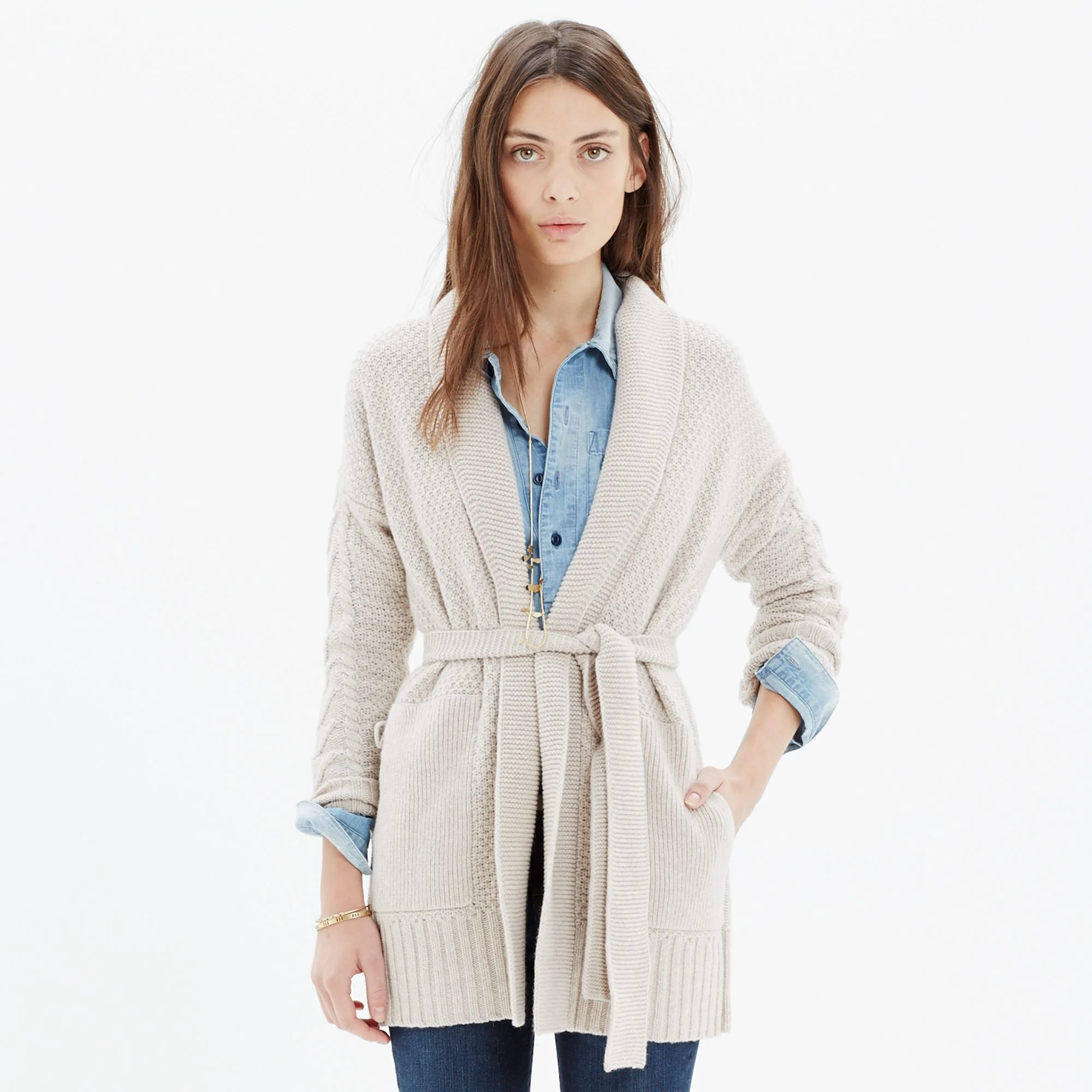 wrap cardigan sweater