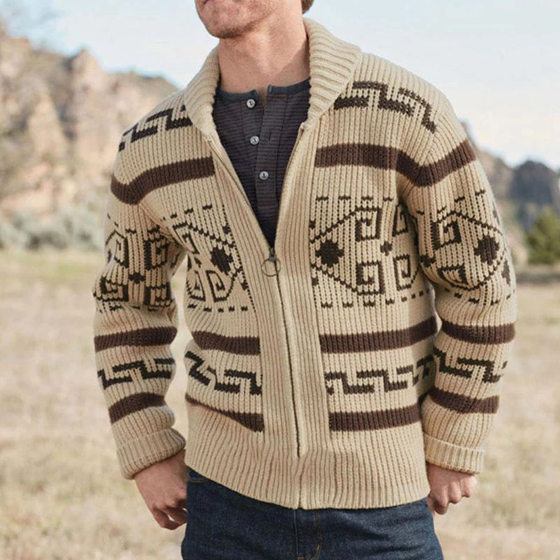 aztec sweater cardigan