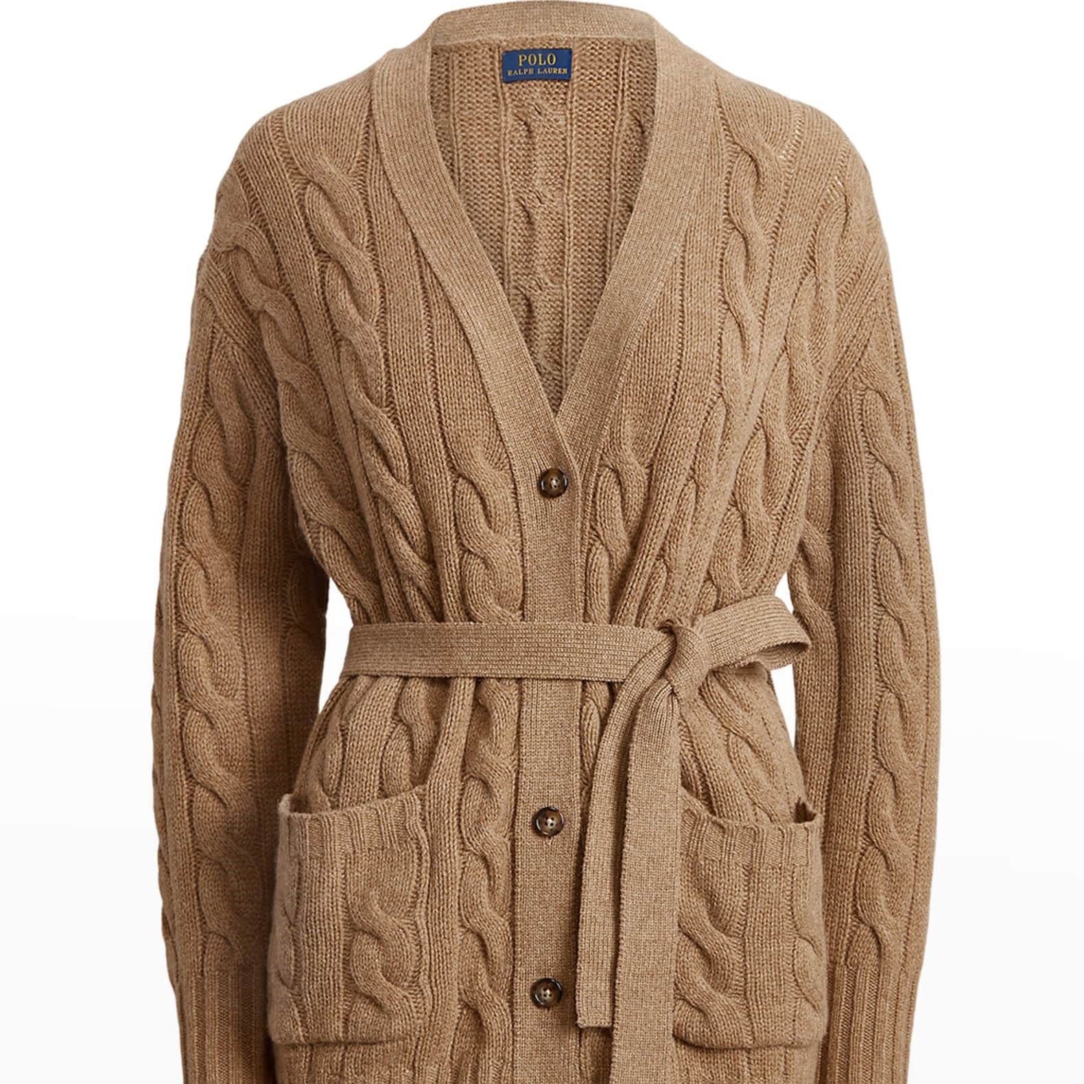belted cardigan sweater