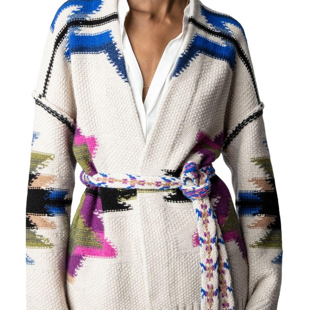 belted cardigan sweater