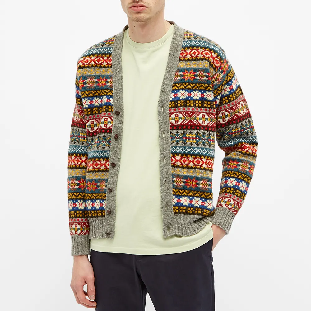 fair isle sweater cardigan-