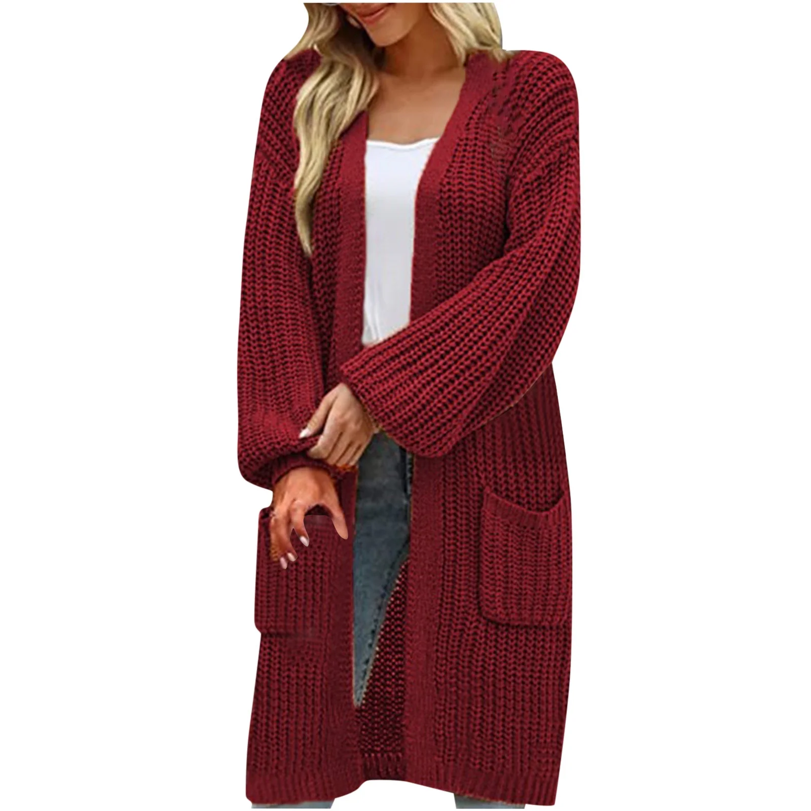 womens long sweater cardigan