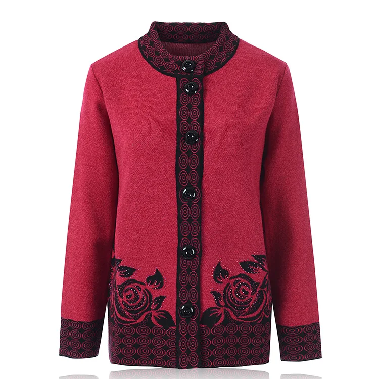 fitted cardigan sweater