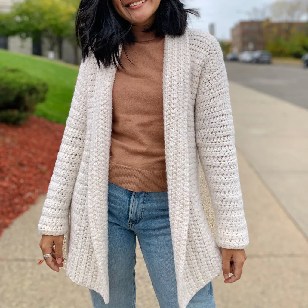 crochet sweater cardigan