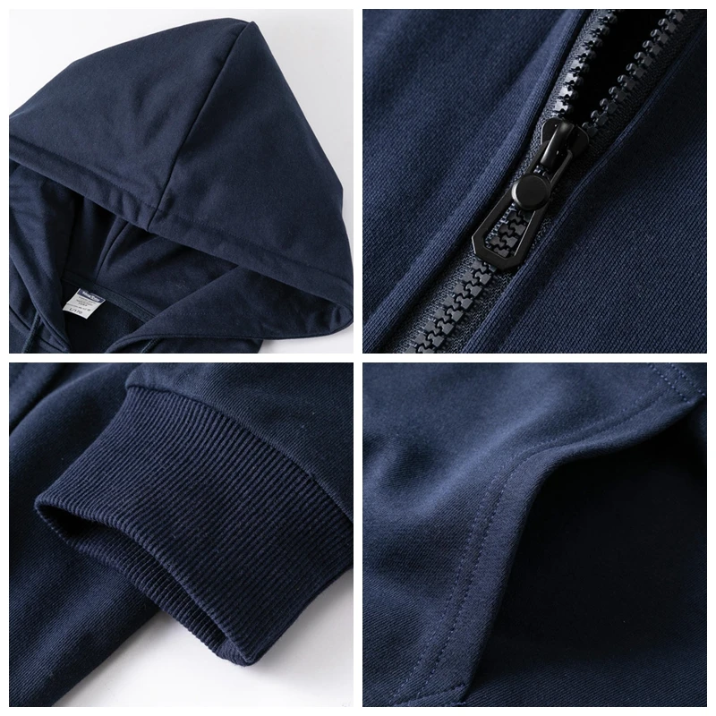 navy zip up hoodie
