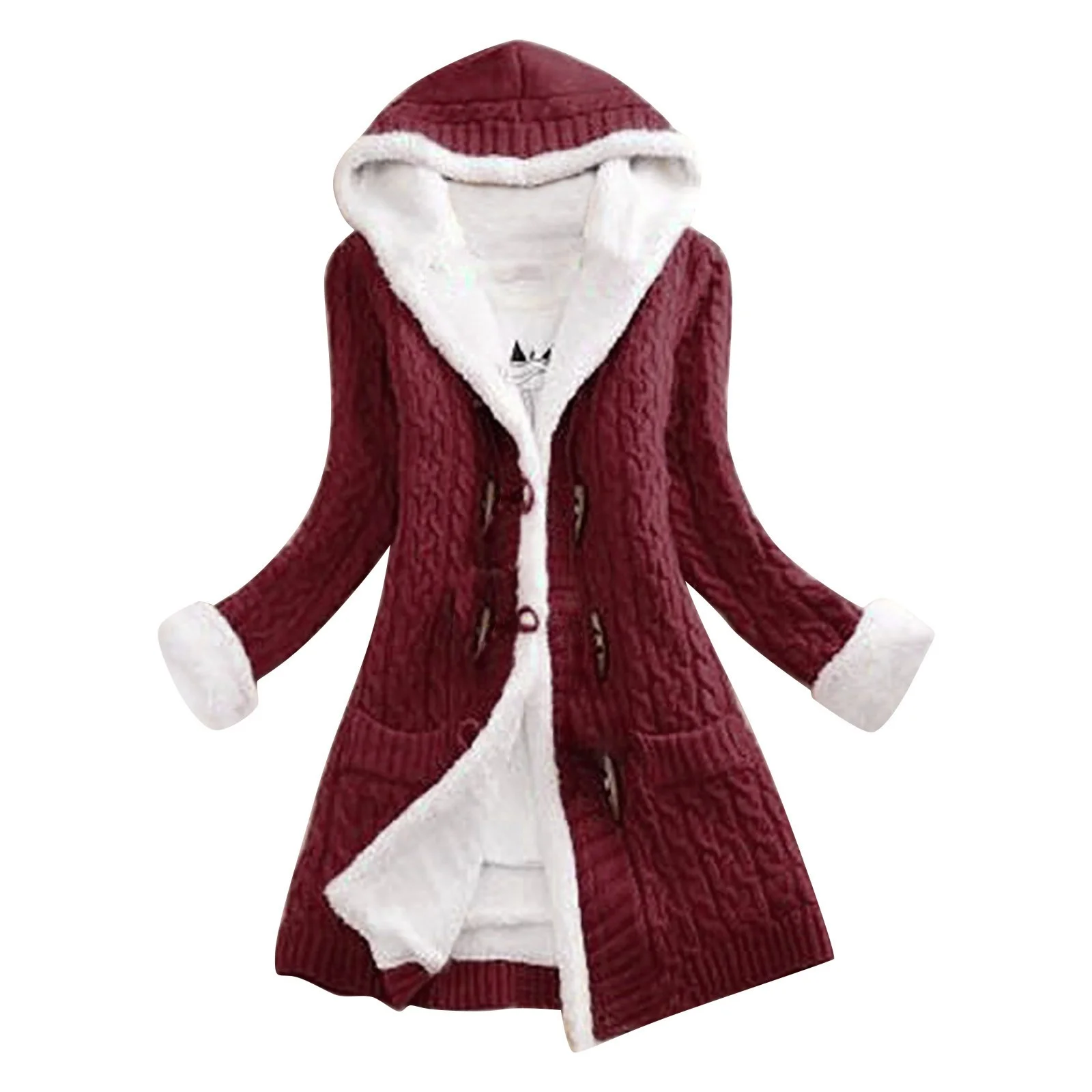 hooded sweater cardigan