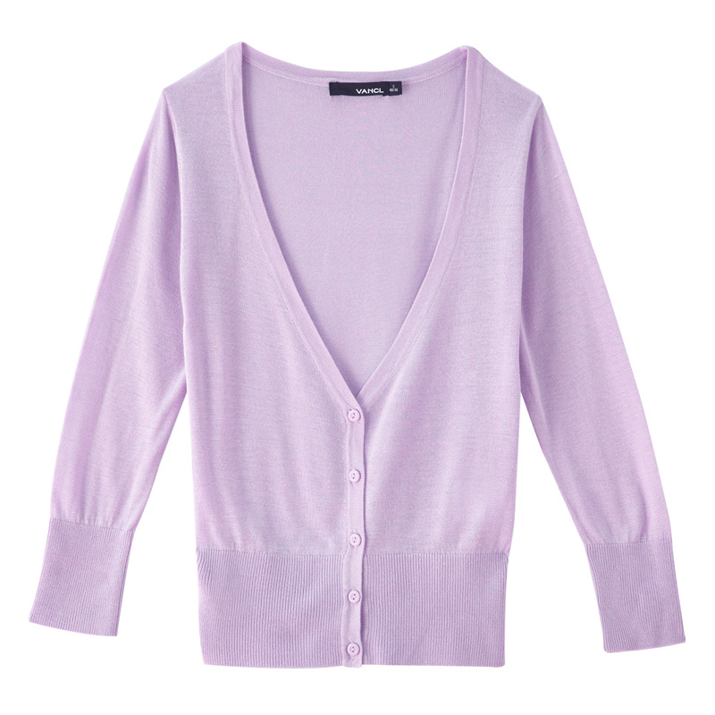 lavender cardigan sweater