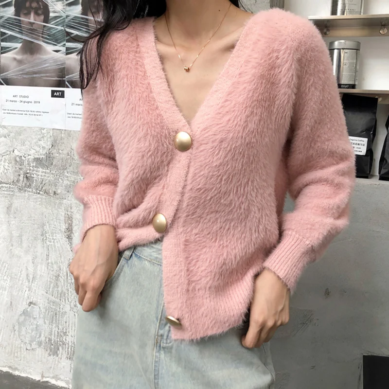 fur cardigan sweater