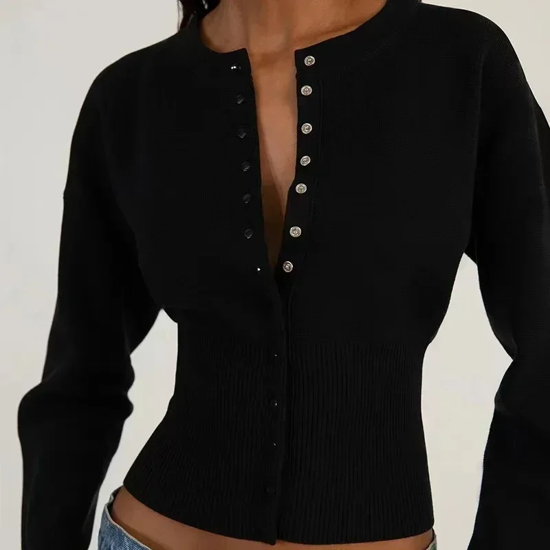 black cashmere cardigan sweater