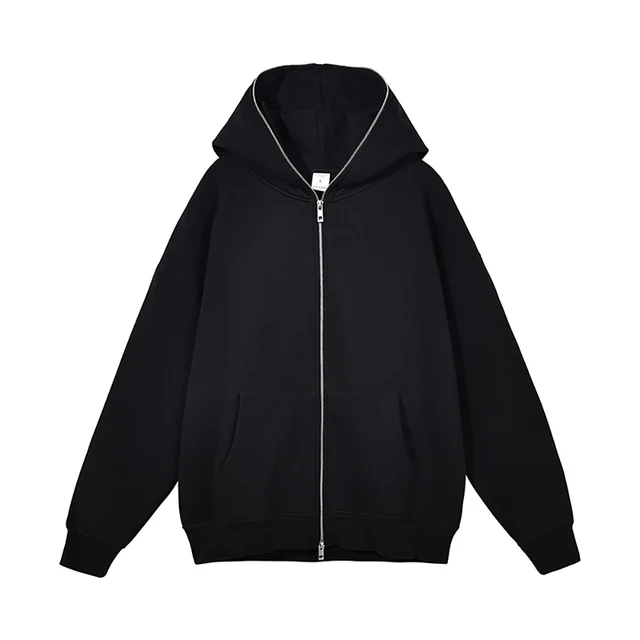 essential zip up hoodie