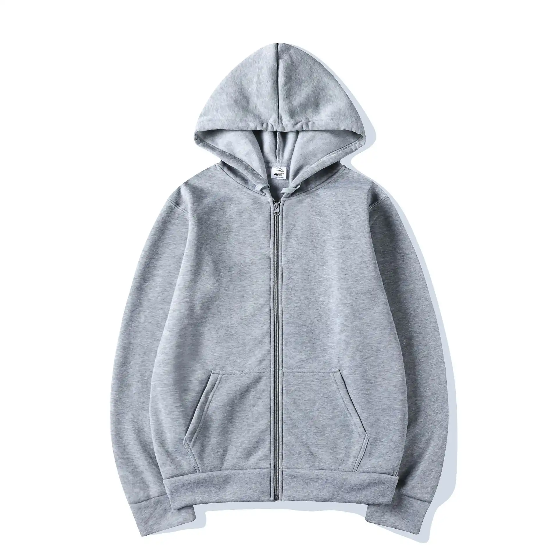 thin zip up hoodie