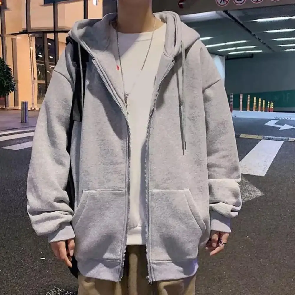 thin zip up hoodie